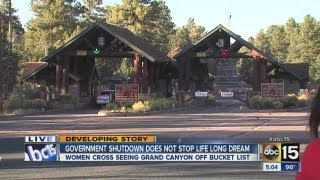 Shutdown does not stop life-long dream