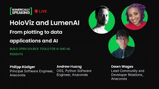 HoloViz and LumenAI From plotting to data applications and AI : Numerically Speaking