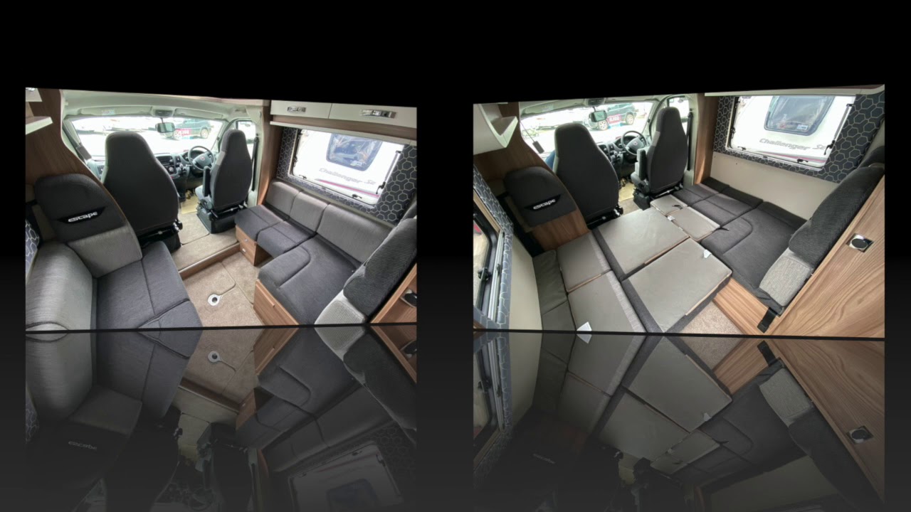 Front bed demonstration in a Swift Escape
