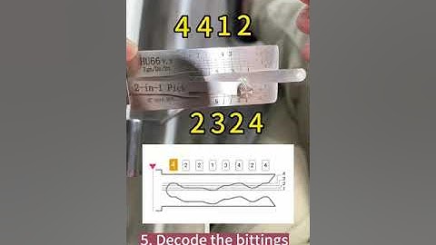 Lishi tool 2 in 1 for Volkswagen/audi HU66 operation