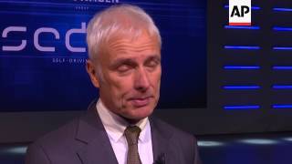VW unveils self driving concept car at the Geneva Motor Show ++EMBARGOED 1800 GMT++