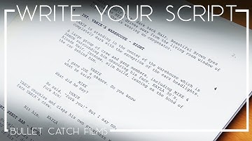 Scriptwriting for New Filmmakers