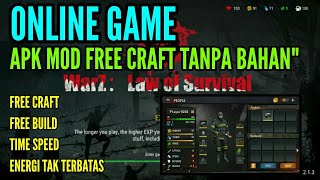 WAR Z LAW OF SURVIVAL MOD APK | FREE CRAFT/BUILD STAMINA TAK TERBATAS screenshot 4
