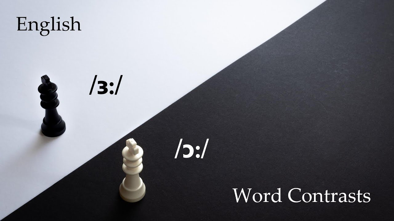 How to pronounce /ɜ:/ and /ɔ:/ in English #minimalpairs #pronunciation ...