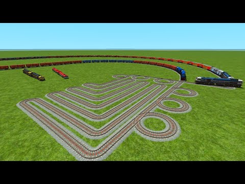 Round track and New station ground capling crossing train simulator classic world moment bullets.