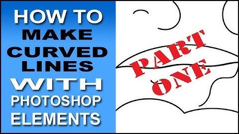 Make Curved Lines in Photoshop Elements - Part 1