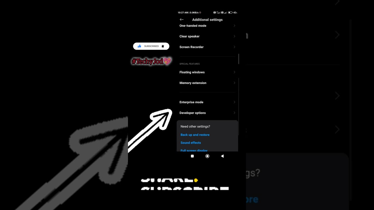 memory extension or partial screenshot why turn on 💓