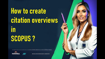 How to create citation overviews in SCOPUS ? #chatgpt #ai