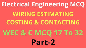 Gtu Exam News | Gtu Exam News Today | Wecc Mcq | Mcq Wecc | Wiring Estimating Costing & Contracting