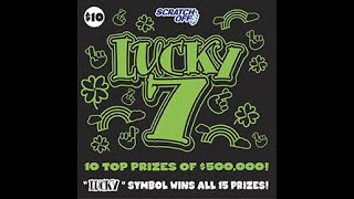 $10 LUCKY 7 - PA Lottery Scratch Off Tickets