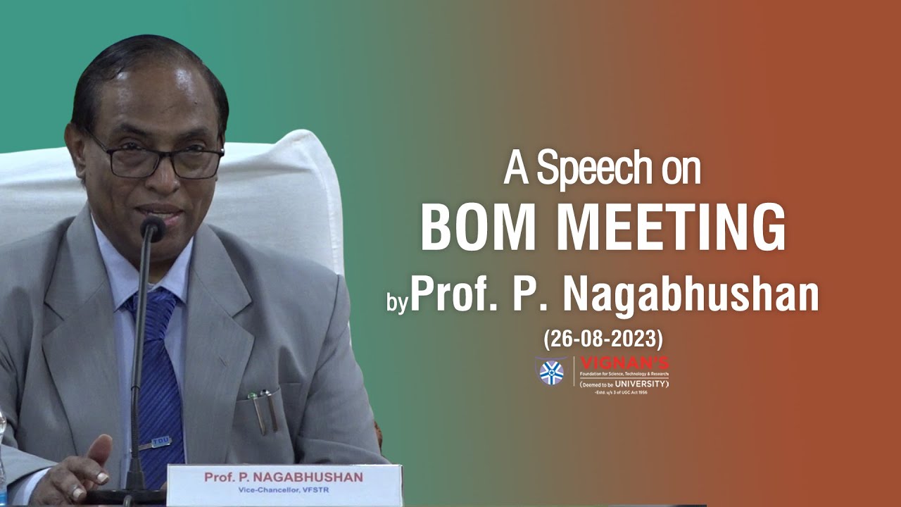 From BOM to Executive Council | A New Governance Chapter at Vignan’s University