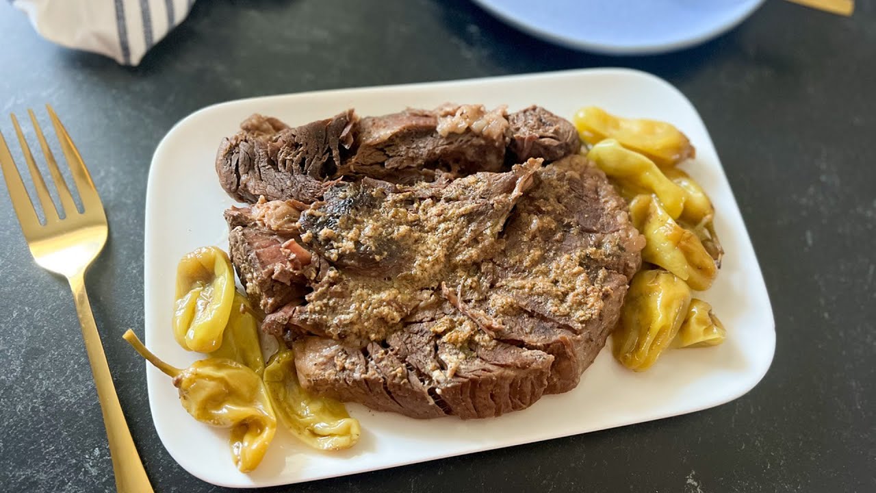 Slow Cooker Mississippi Pot Roast Recipe YouTube