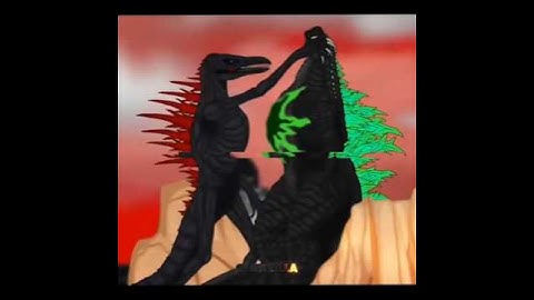 BLOODBATH MUTANT VS EVOLVED GODZILLA MUTANT ☠️ | GAZIL LOD ##MONSTERVERSE#