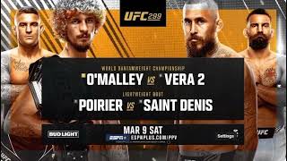 UFC 299 Poirier vs Saint-Denis - FIGHT PREVIEW MUSIC - OFFICIAL (Original Audio)
