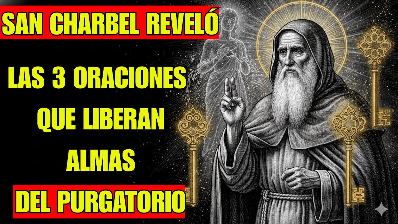SAN CHARBEL REVELÓ LAS 3 ORACIONES QUE LIBERAN ALMAS DEL PURGATORIO