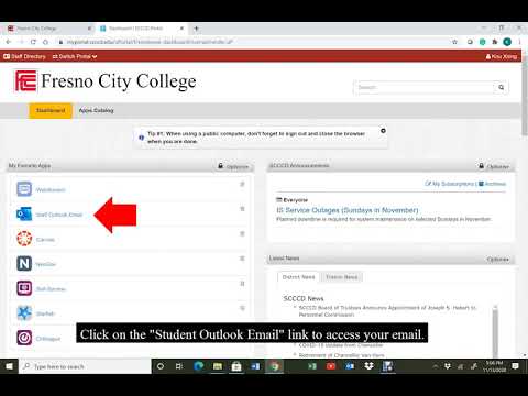 CalWorks | How to access student email