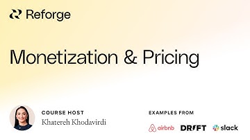 Monetization and Pricing with Khatereh Khodavirdi