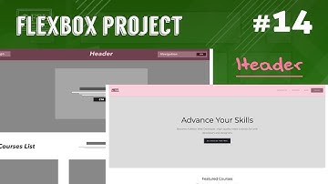 # 14 Flexbox Project - Header