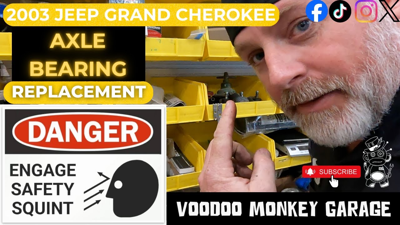 How To Remove and Replace a 2003 Jeep Grand Cherokee Rear Axle Bearing