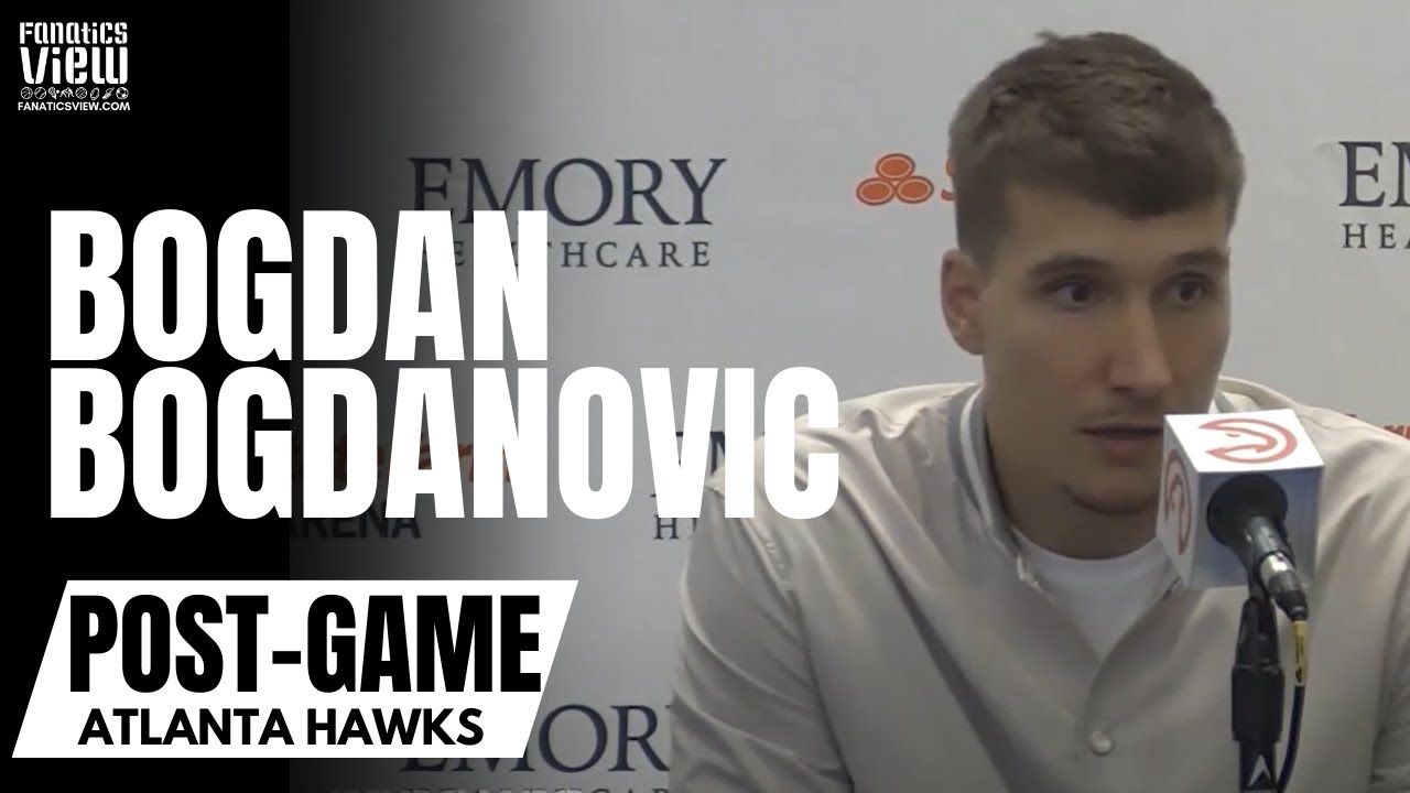 Bogdan Bogdanovic made a big impact in the Atlanta Hawks win