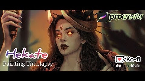 Hekate | Dark Fantasy Painting Timelapse | Procreate on iPad Pro