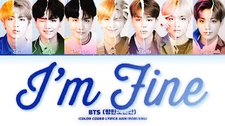 BTS (방탄소년단) – I’m Fine (Color Coded Lyrics Han/Rom/Eng)