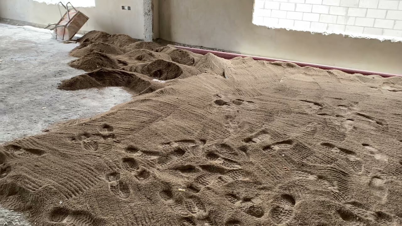 تجهيز الأرضية قبل تركيب السيراميك