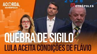ÍNTEGRA: Lula aceita desafio de Flávio de sigilo e pede cassação da chapa de Flávio por ação da Meta