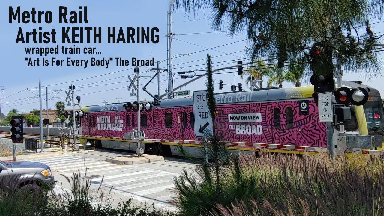 metro-gold-line-train-with-keith-haring-artist-wrap-youtube