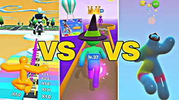 Giant Rush! VS Tall Man Run VS Blob Runner 3D | Trend Mobile Games (android, IOS)