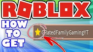 How To Get The Star Badge Next To Your Name In Roblox Video Creator Stars Program Star Username Youtube - 2 years plus badge roblox name