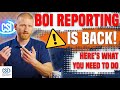 BOI Reporting Is BACK! What You Need to Do Before March 2025