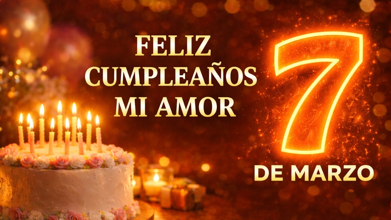 Balada con Mariachi | Feliz Cumpleaños Mi Amor ❤️ |  🎂 Canción de Cumpleaños para Dedicar