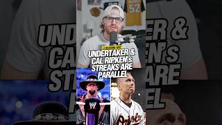 UNDERTAKER &amp; CAL RIPKEN Jr. Are The Same #wwe #mlb #wrestling #baseball #shorts #debate