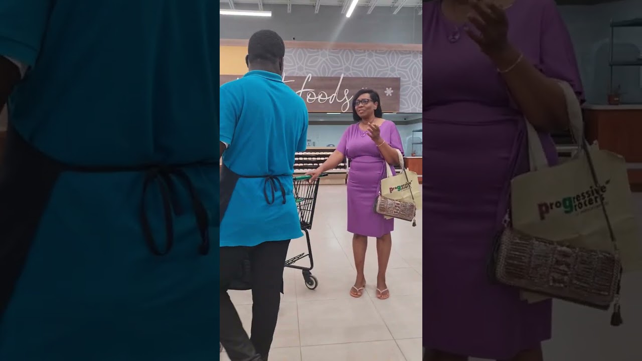 At Progressive foods Supermarket Mandeville Jamaica