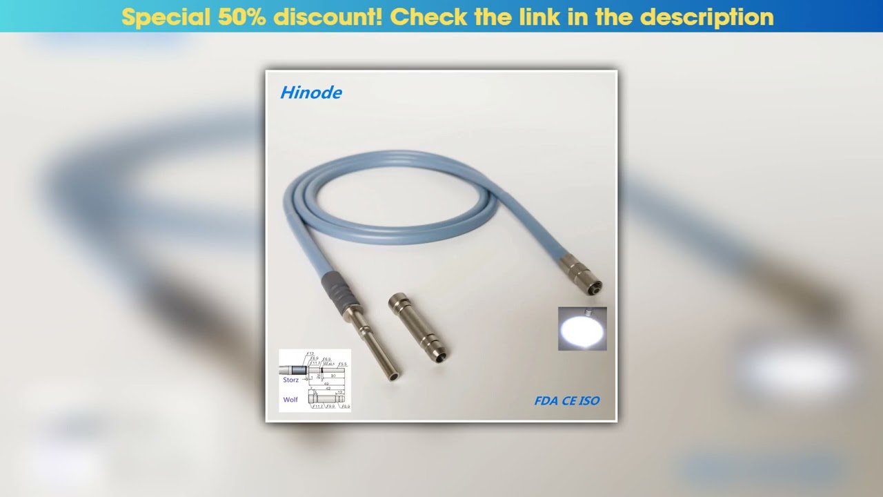 Deal Medical Surgical ?4X1800mm 2000m 2500mm 3000mm Endoscope Microscope Cold Light Source Optical•