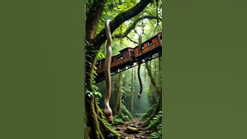 The old train had fallen into ruins and now there is python #shorts #short #part16 #trending