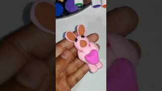 satisfying creativity #clayart #mini teddy #shortsfeed #easyart #viralvideo #shorts #ytshorts