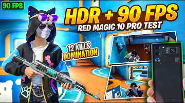 Switching from 120 FPS to HDR 90 FPS! Red Magic 10 Pro New Update Test @toflinpubg