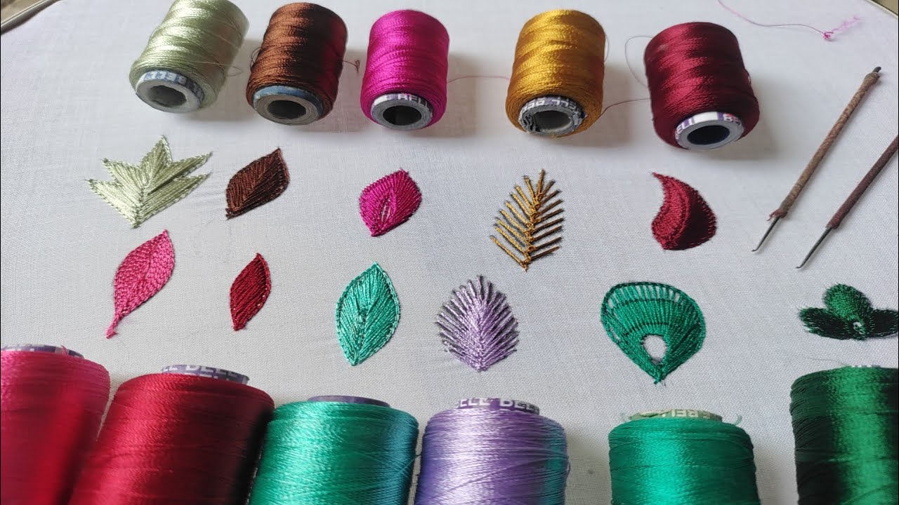 aari work Silk Resham Kaise work Karen hand work Silk Resham Kaise work Karen