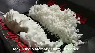 Memory Foam Shredder Latex Foam Shredder Foamshredder Foam Crusher Shredding Foa