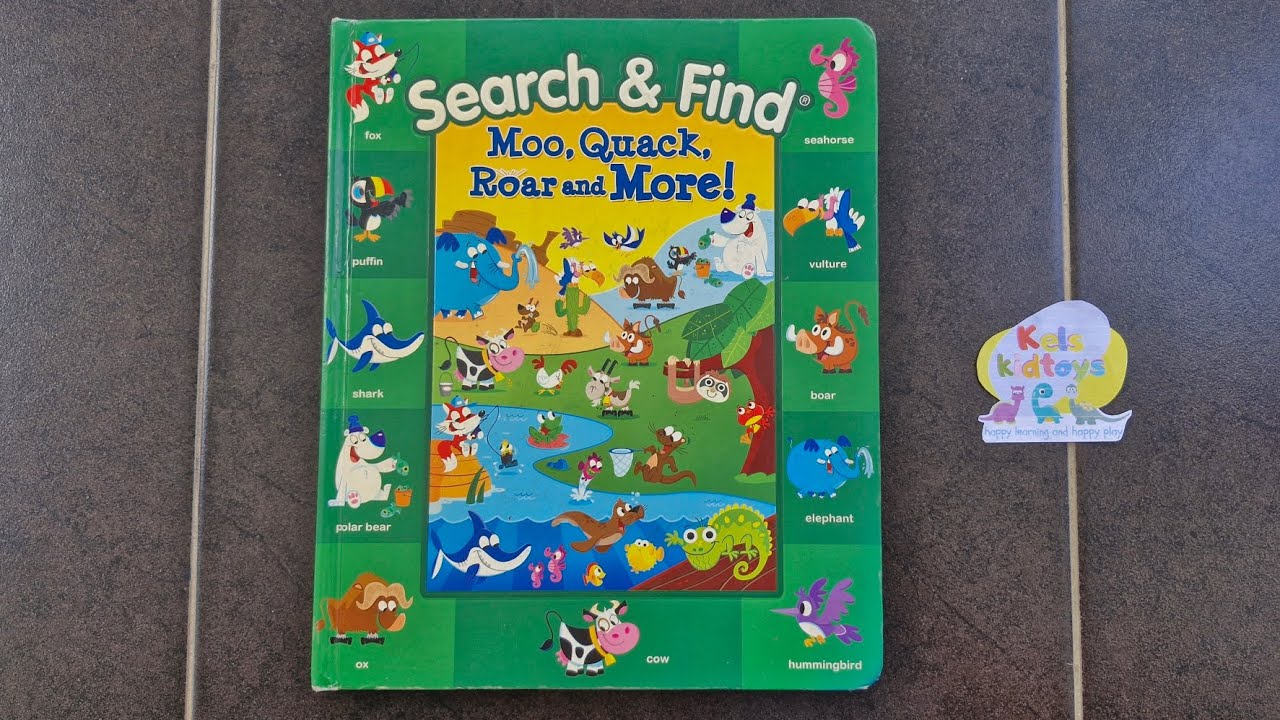My First Search & Find: Moo, Quack, Roar and More! Kidsbooks