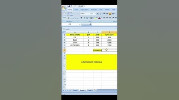 SUMPRODUCT formula in excel #excel #deepa tyagi#excel tips #excel tricks #excel tutorial#office