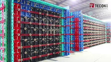 Plastic formwork TP60 + production and construction process.