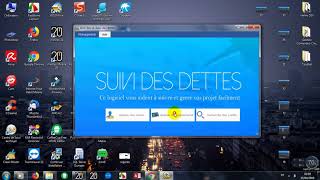 Application Suivi de dettes - Windev20 screenshot 5