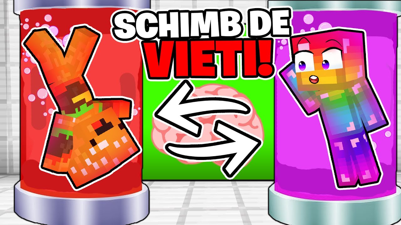 Am Facut SCHIMB DE VIETI cu CEL MAI BUN PRIETEN in Minecraft...