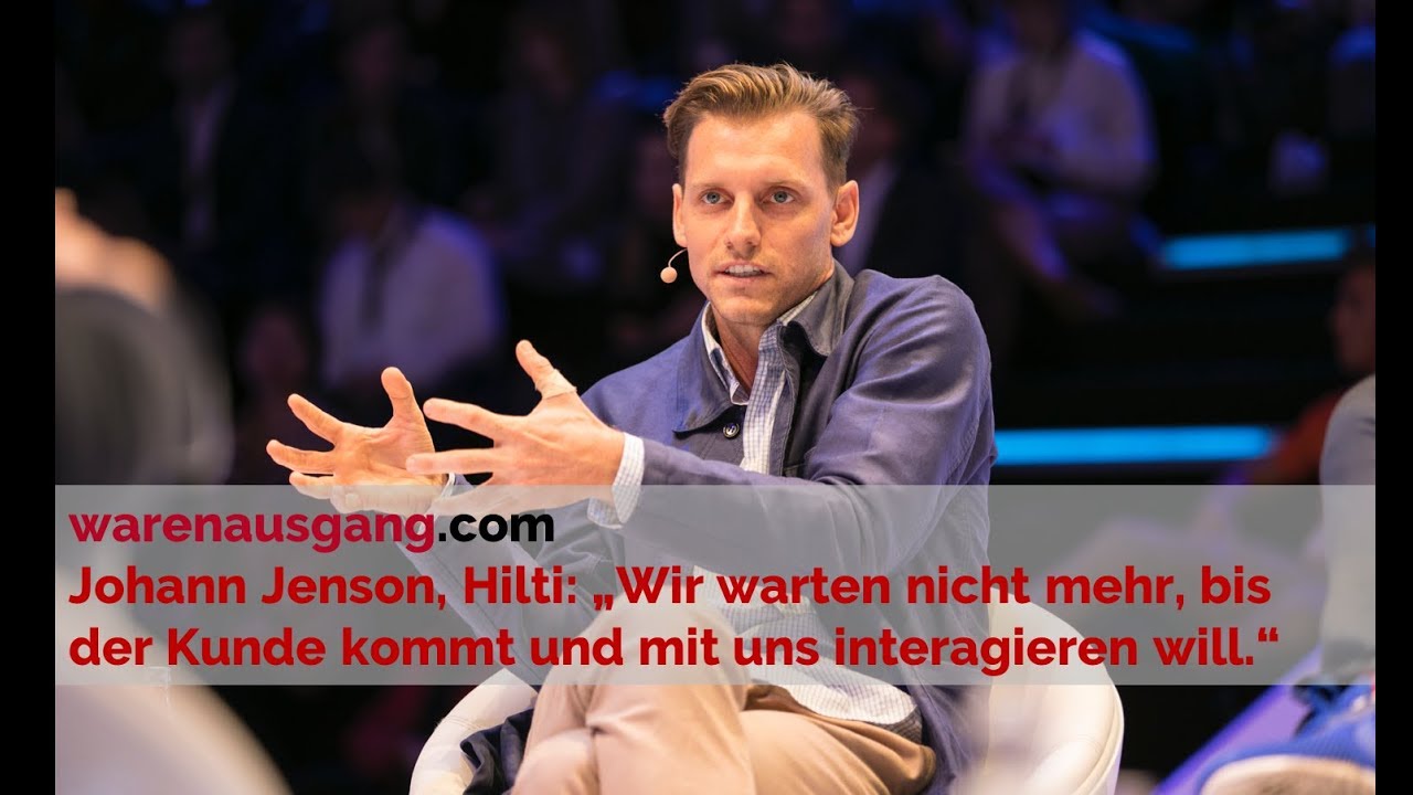 Hilti Global Head of Digital Customer Experience Johann Jenson im warenausgang.com Interview