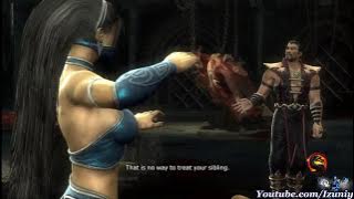 Mortal Kombat 9 'Kitana Story Mode' Chapter 09: Kitana Vs. Mileena & Shang Tsung