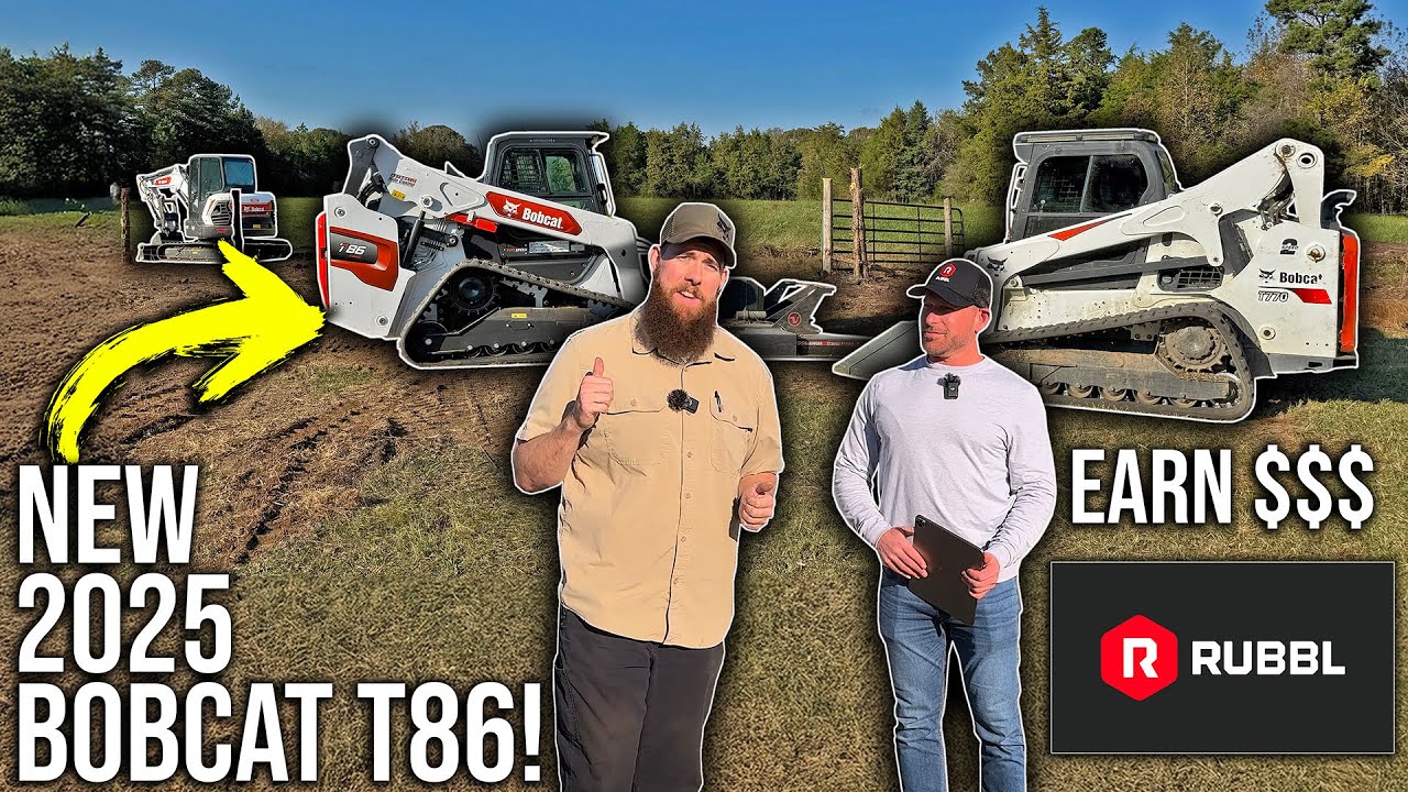I Bought A Brand New 2025 Bobcat T86! Using Rubbl To Make Your