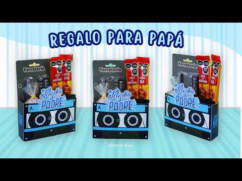 🎁 Father's Day Gift Box with FREE Template | Easy Cassette-Shaped Idea